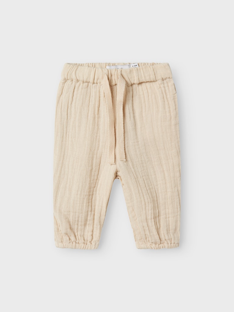 Byxa Osafi Enfärgad Muslin Beige