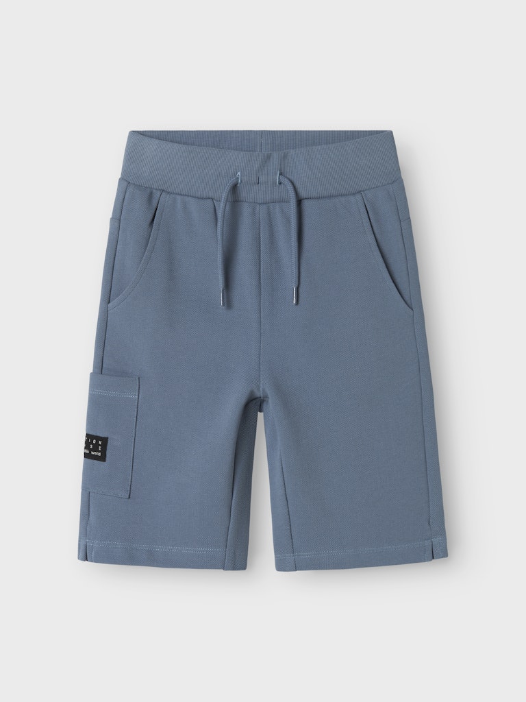 Sweatshorts Vivasse Enfärgade Blå