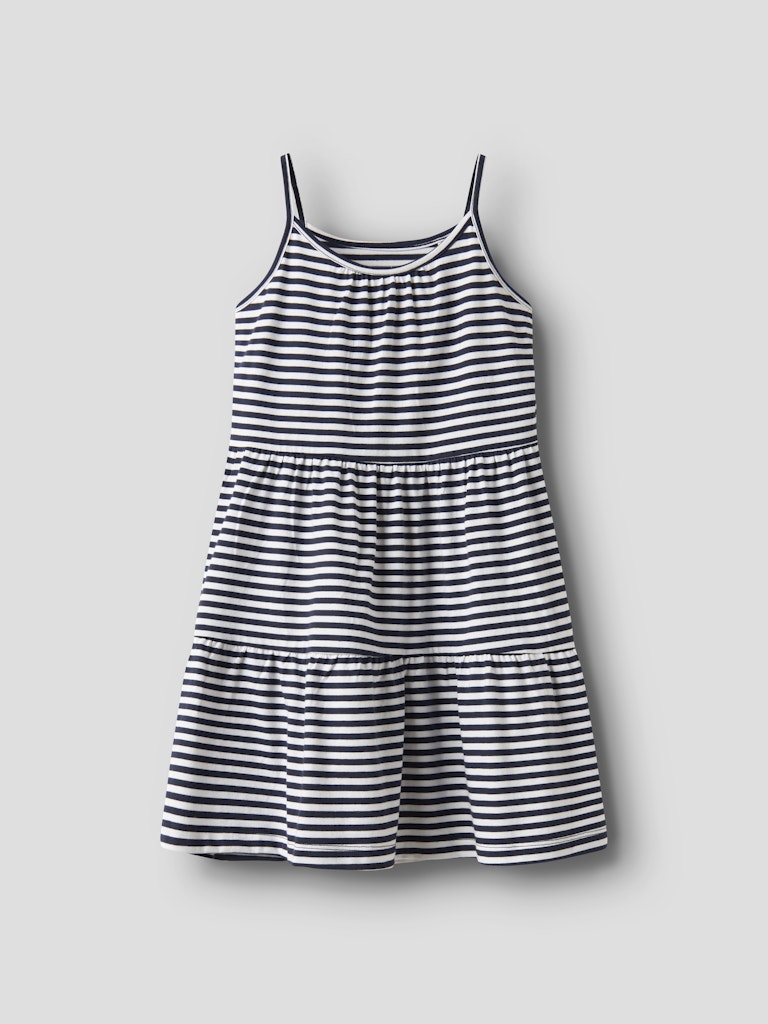 Klänning Vasita Randig Marinblå