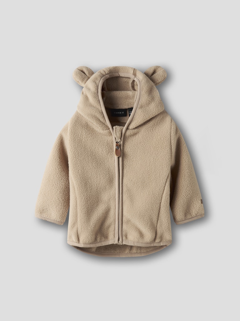 Jacka Fleece Meeko Enfärgad Beige
