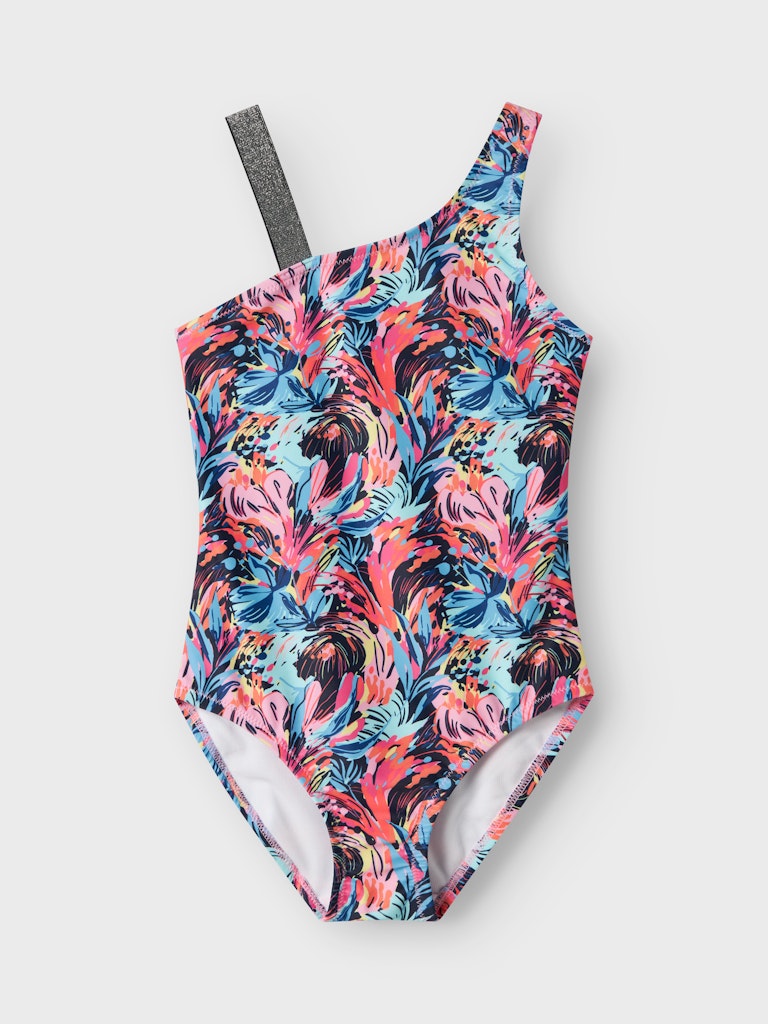 Baddräkt Zislas Tropical Blå/Rosa