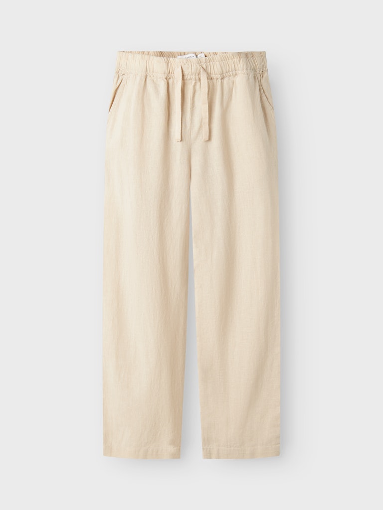 Linnebyxa Falinnen Beige