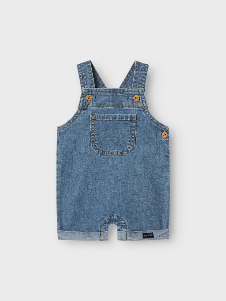 Hängselshorts Lou Mjuka Jeans Blå