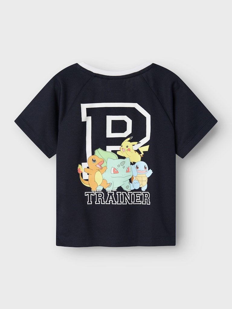 T-shirt Pokémon Pikachu Manak Poly Marinblå