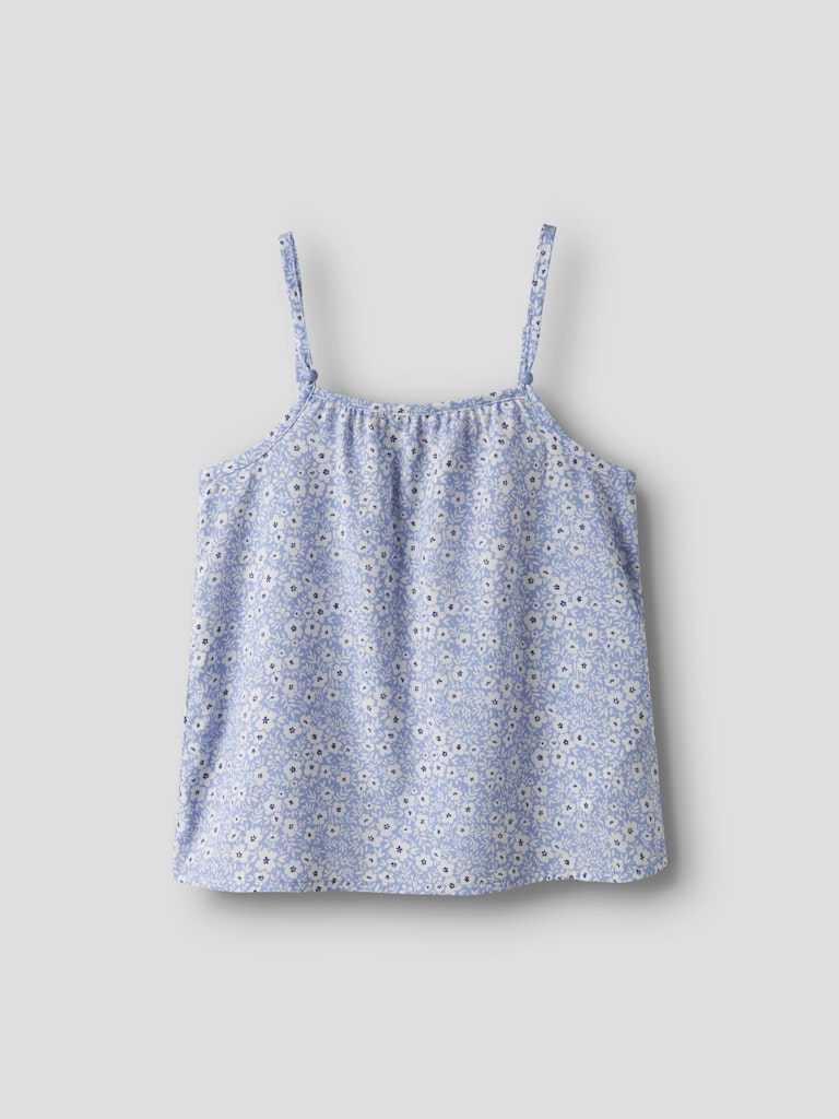 Linne Topp Vinaya Tropical Ljusblå