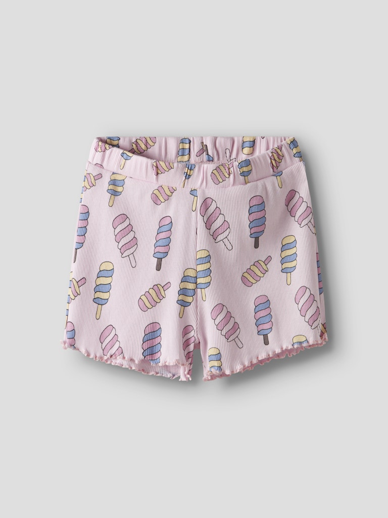 Shorts Vemma Ribbade Glassar Rosa