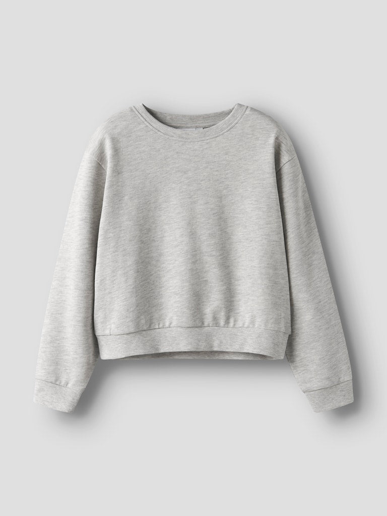 Sweattröja Mille Enfärgad Grå