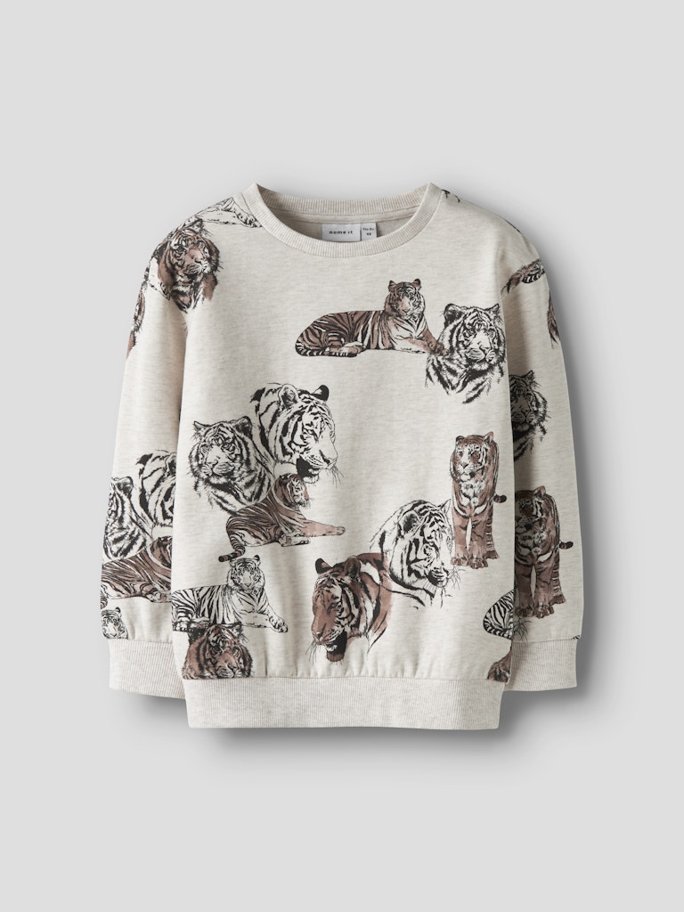 Sweattröja Tigrar Thorne Mönster Beige