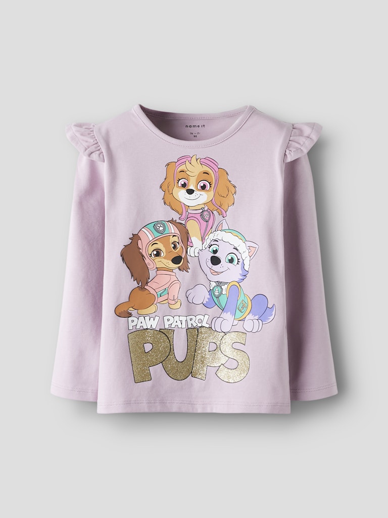 Långärmad Topp Paw Patrol Everest Skye Liberty Jaba Lila