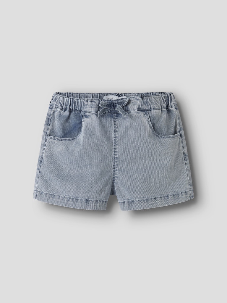 Jeansshorts Bella M Lös Passform Ljus Tvätt Blå