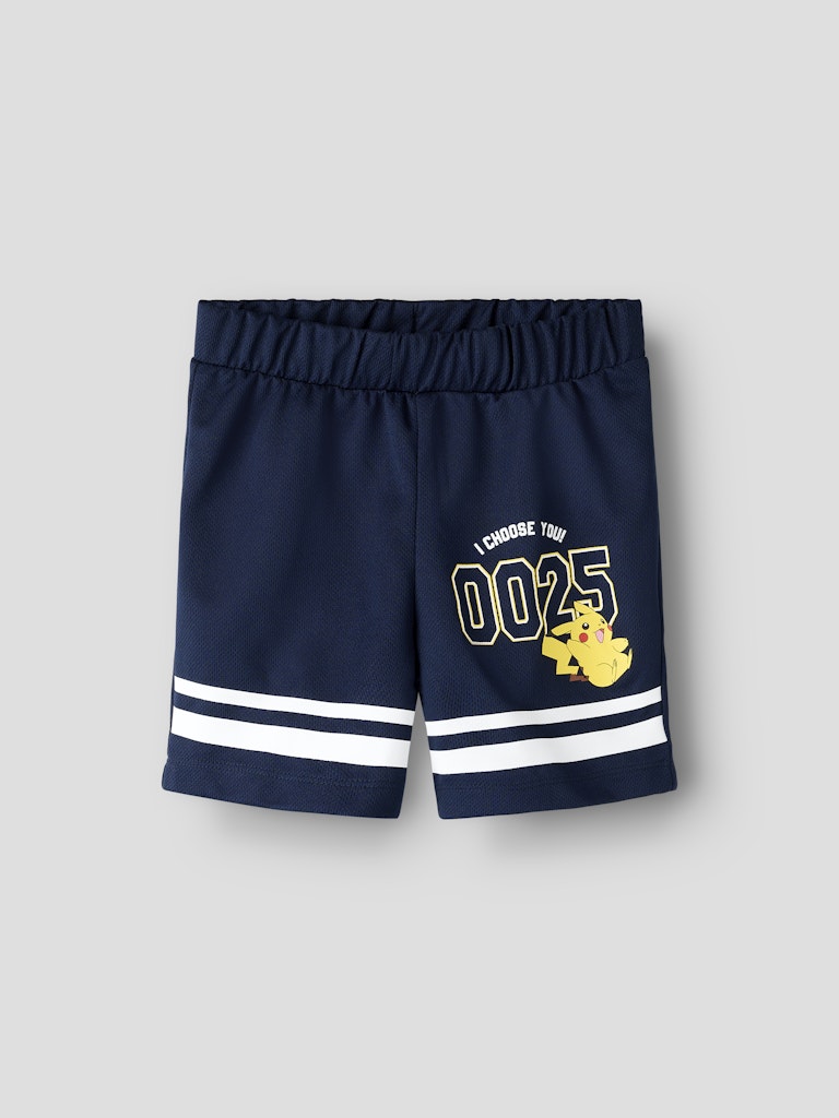 Shorts Pokémon Pikachu Mic Poly Marinblå