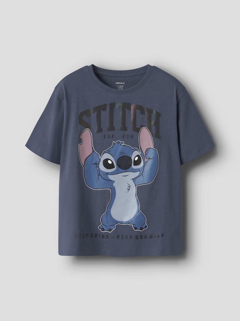 T-shirt Stitch Kortärmad Falk Blå