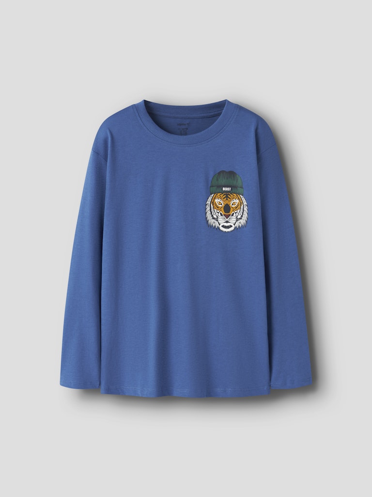 Långärmad Topp Veldo Tiger Blå