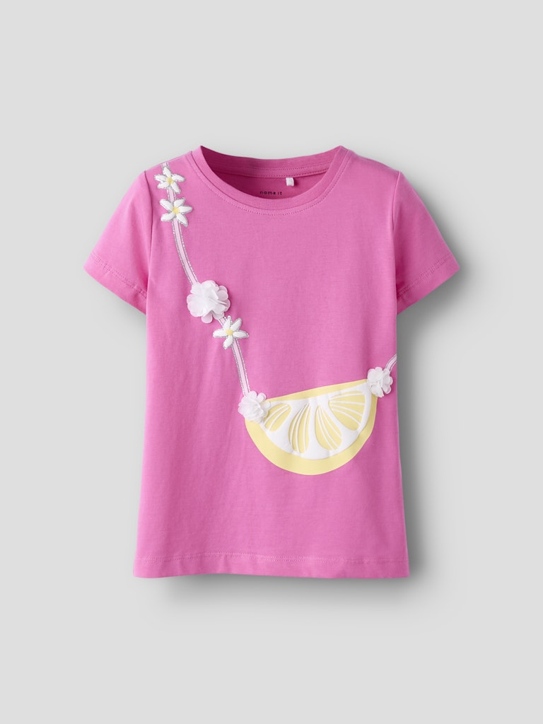 Topp Kortärmad Citron Ferntaz Rosa