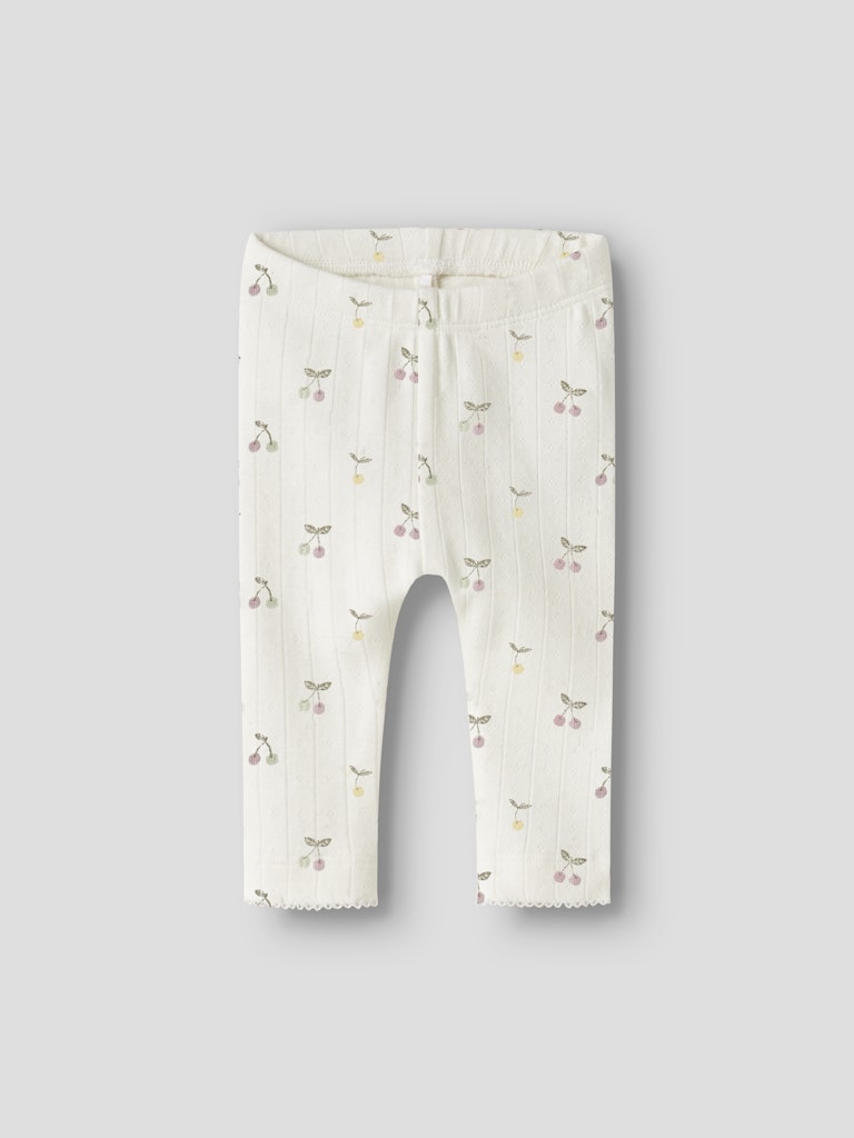 Leggings Ficherry Körsbär Vit