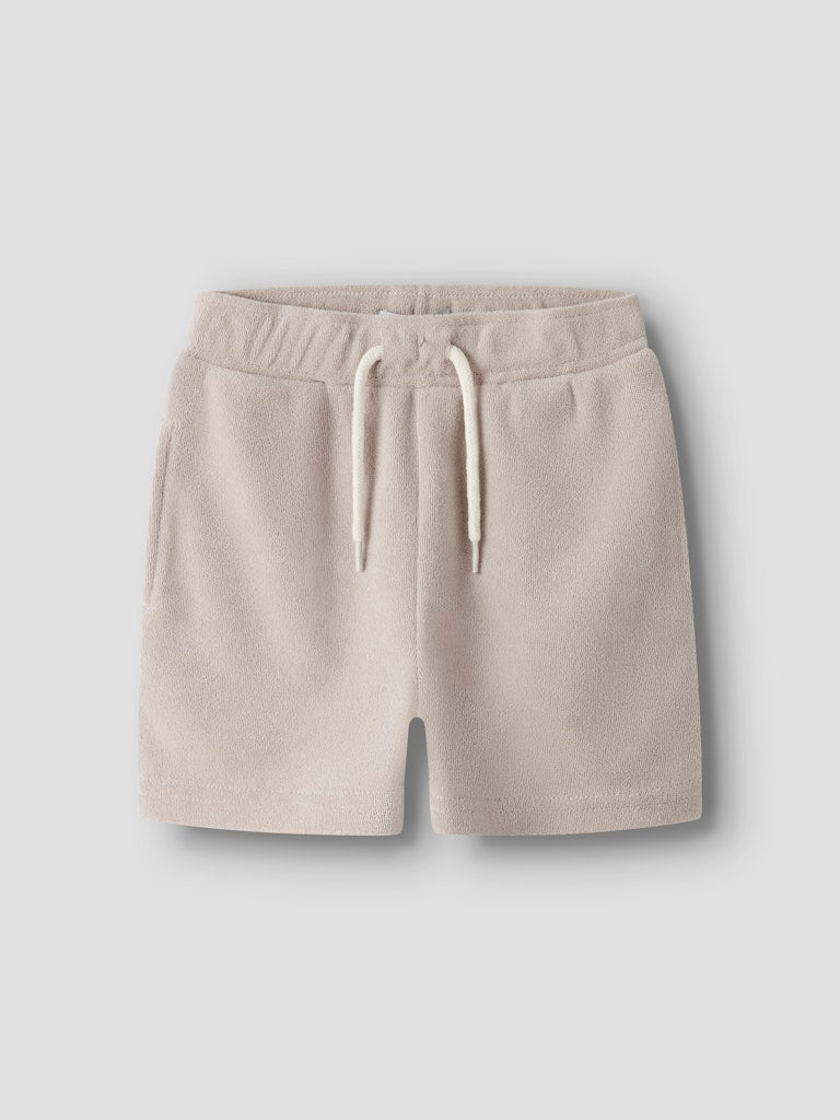 Shorts Finti Frotté Enfärgade Beige