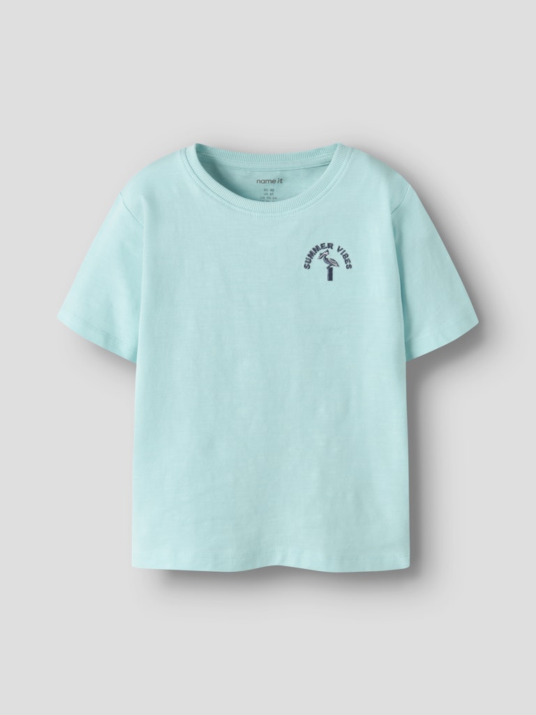 Kortärmad T-shirt Pelikan Flapz Turkos