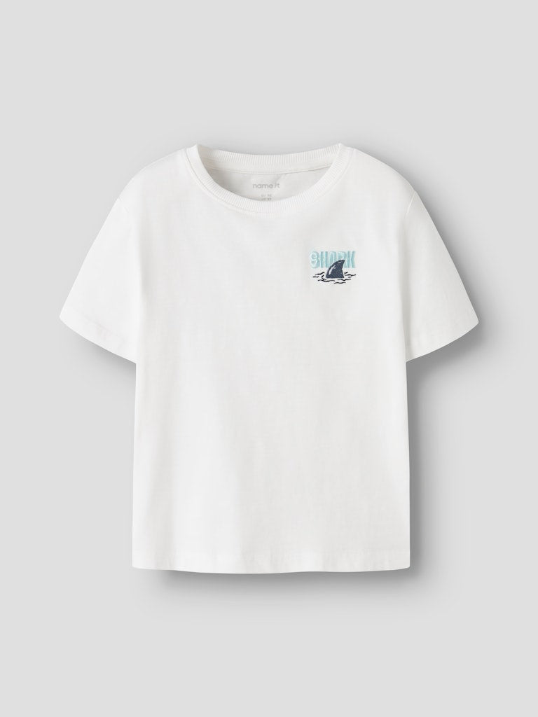 Kortärmad T-shirt Haj Flapz Vit