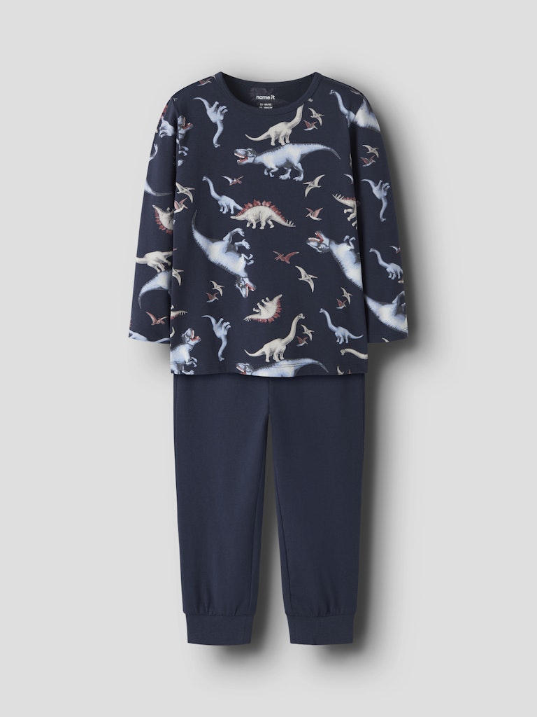 Pyjamas Dinosaurier Blå