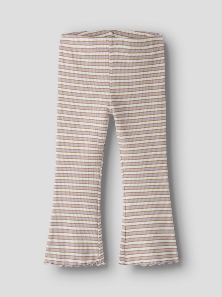 Bootcut Byxa/Leggings Taias Ribbad Randig Glitter Rosa