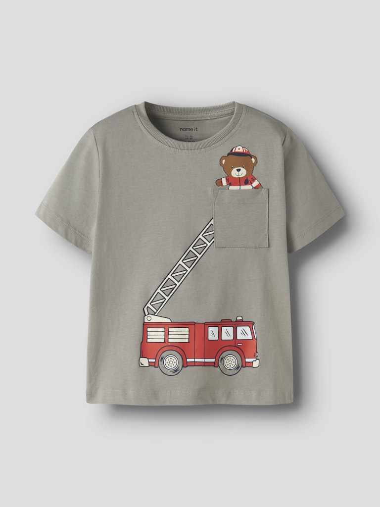 Kortärmad T-shirt Brandbil Vilian Grön