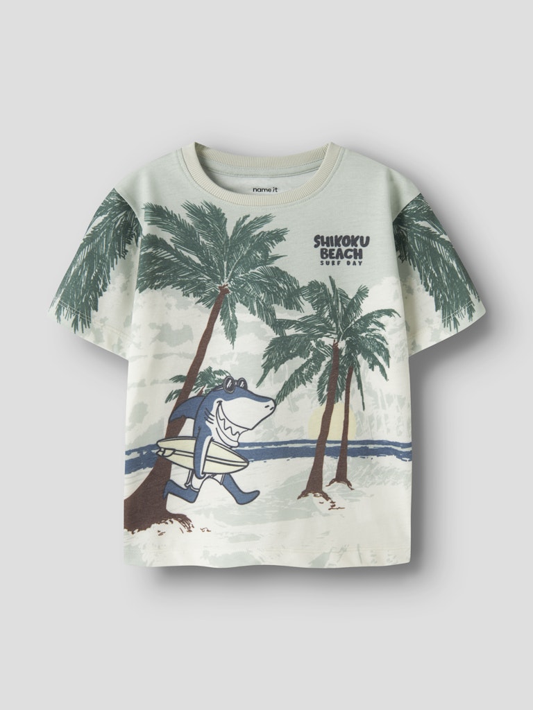 Kortärmad T-shirt Haj Jark Grön