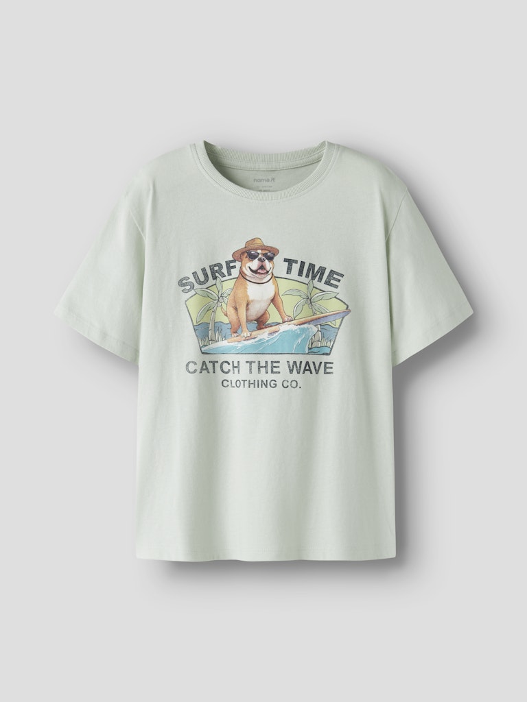 T-shirt Jowi Surf Time Hund Grön