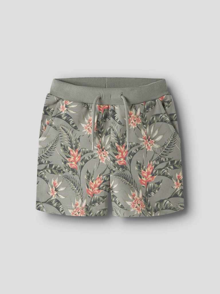 Sweatshorts Fluz M Mönstrade Grön