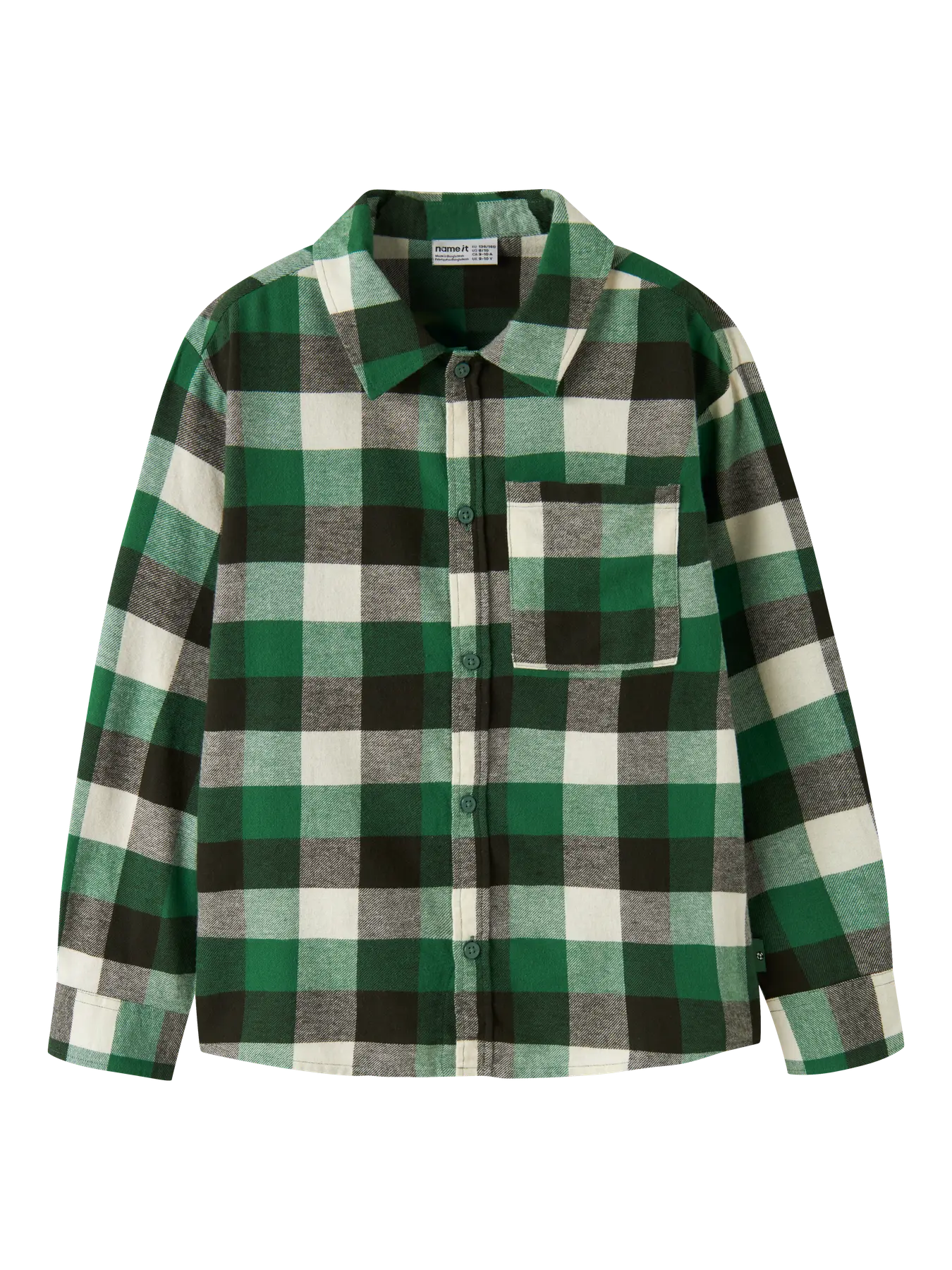 Skjorta Overshirt Flanell K Rutig Levin Grön
