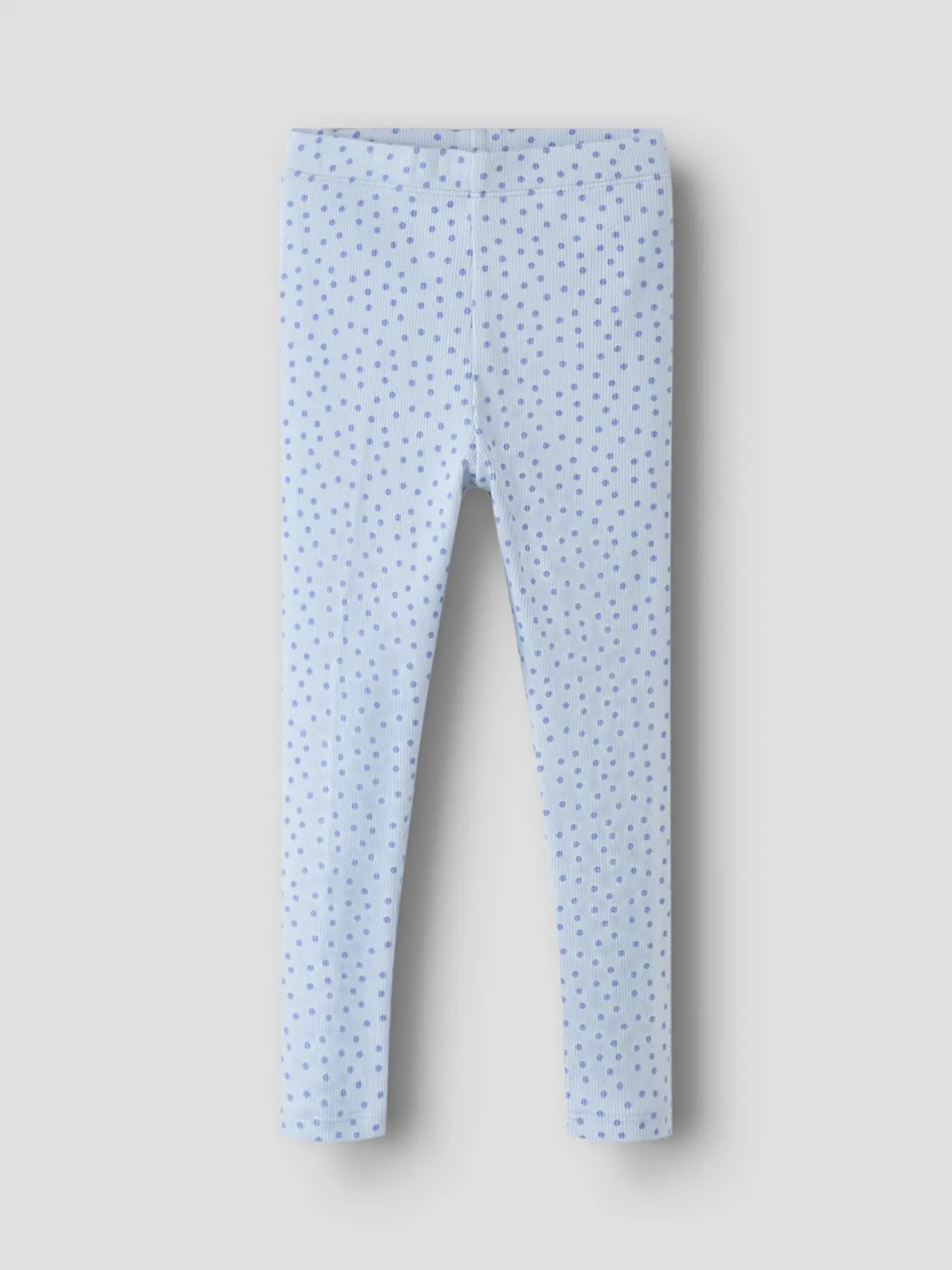 Leggings Tenna Ribbade Prickar Blå
