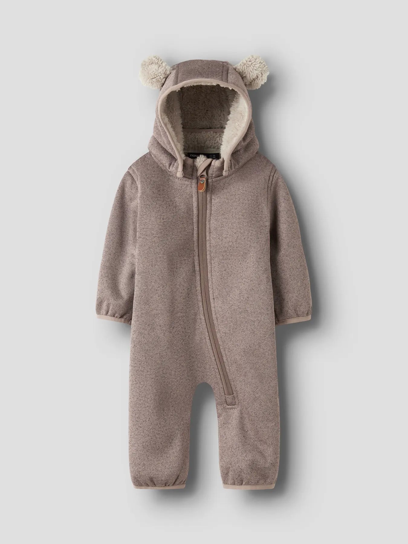 Softshell Overall Vattentät Mada Teddyfoder Enfärgad Beige