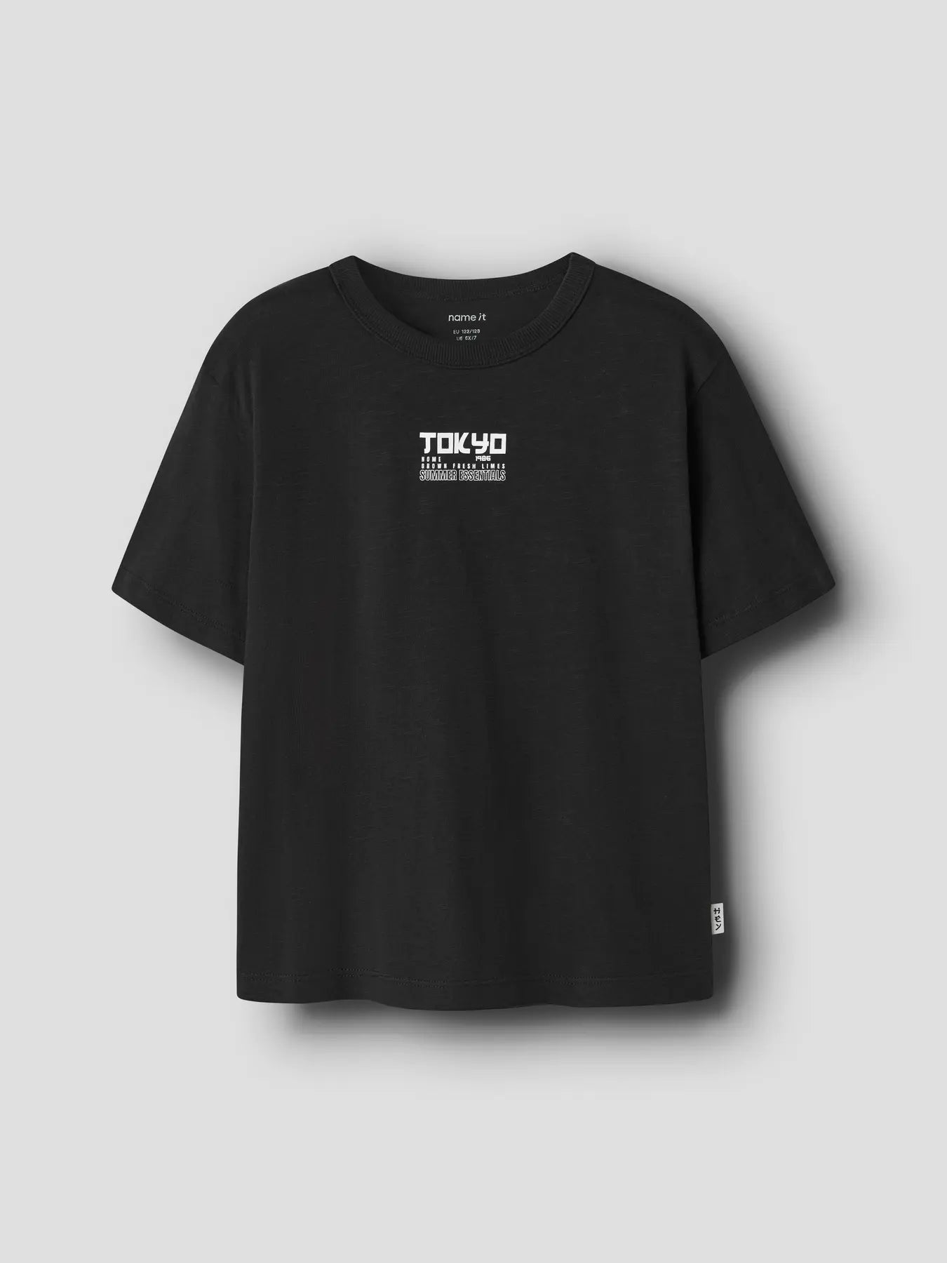 T-shirt Kortärmad Joss Backprint Svart