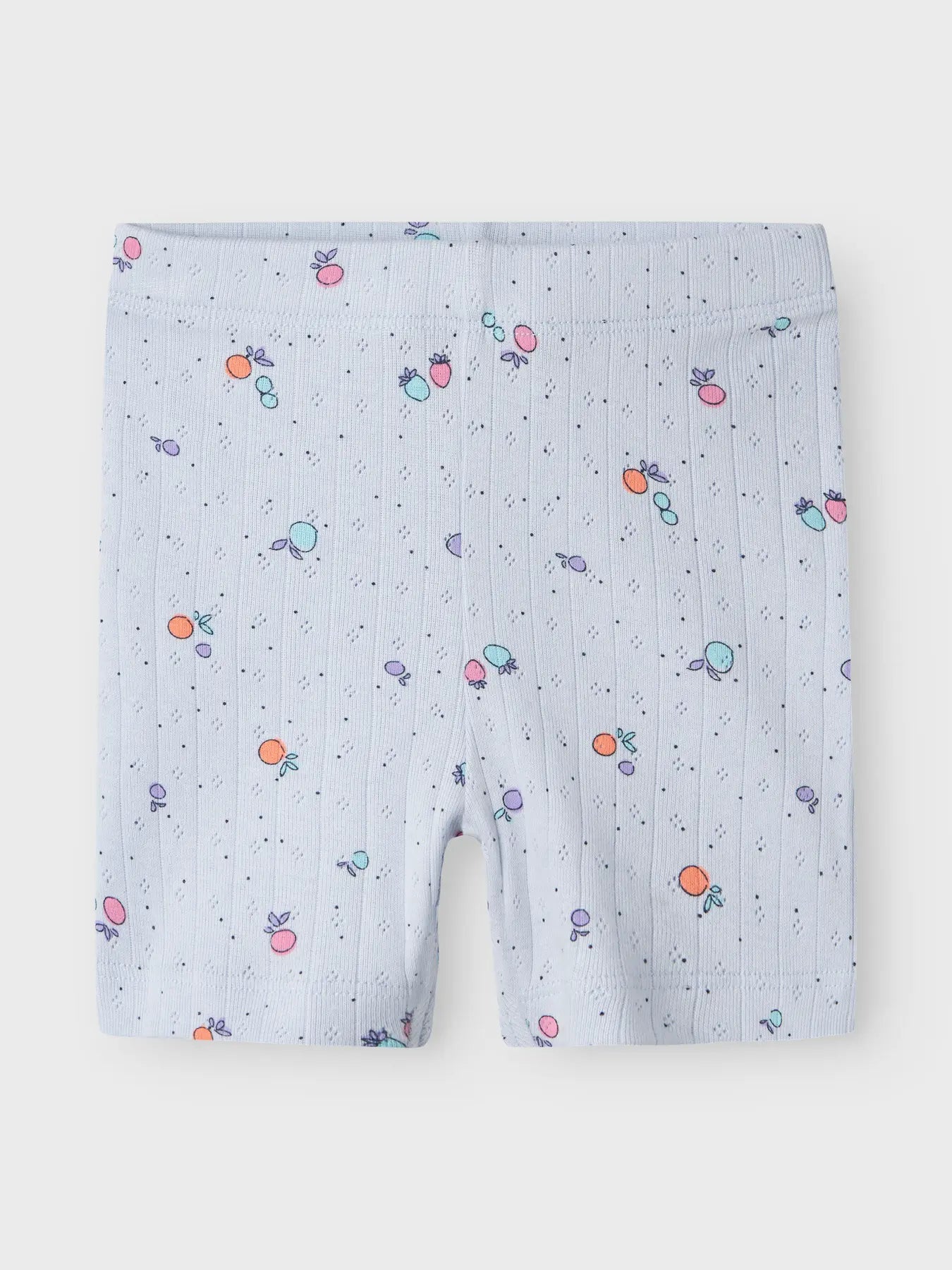 Cykelbyxa/Shorts Hamanda Hålmönster Frukter Blå