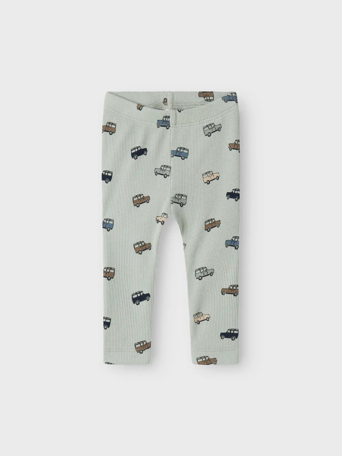 Leggings Bilar Ribbade Hukab Grön