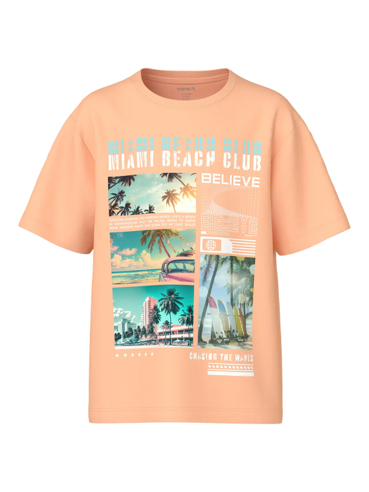 T-shirt Voto Beach Orange