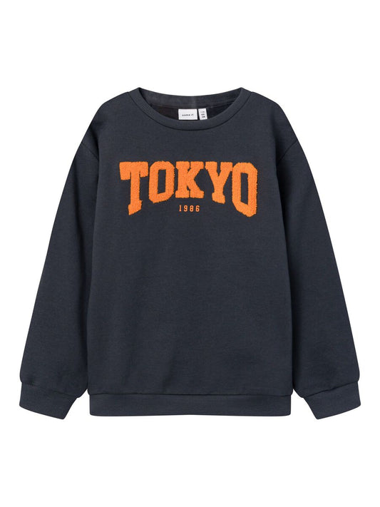 Sweatshirt Stempel Tokyo Blå