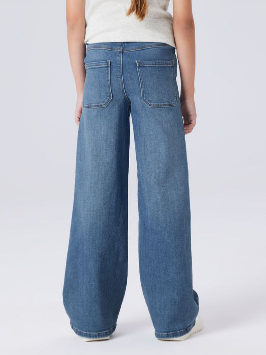 Jeans Extra Vida Ben Enfärgade Medium Blå Denim