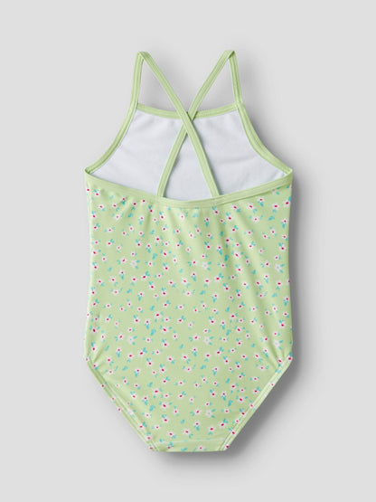 Baddräkt Zizla Blommor Grön