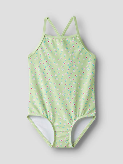 Baddräkt Zizla Blommor Grön