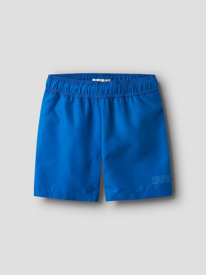 Badshorts Zaka K Enfärgade Blå
