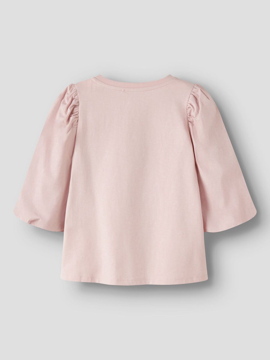 Topp 2/4 dels ärm Komha Enfärgad Rosa