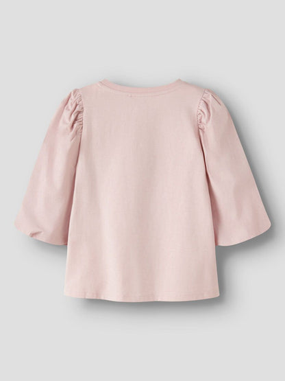 Topp 2/4 dels ärm Komha Enfärgad Rosa