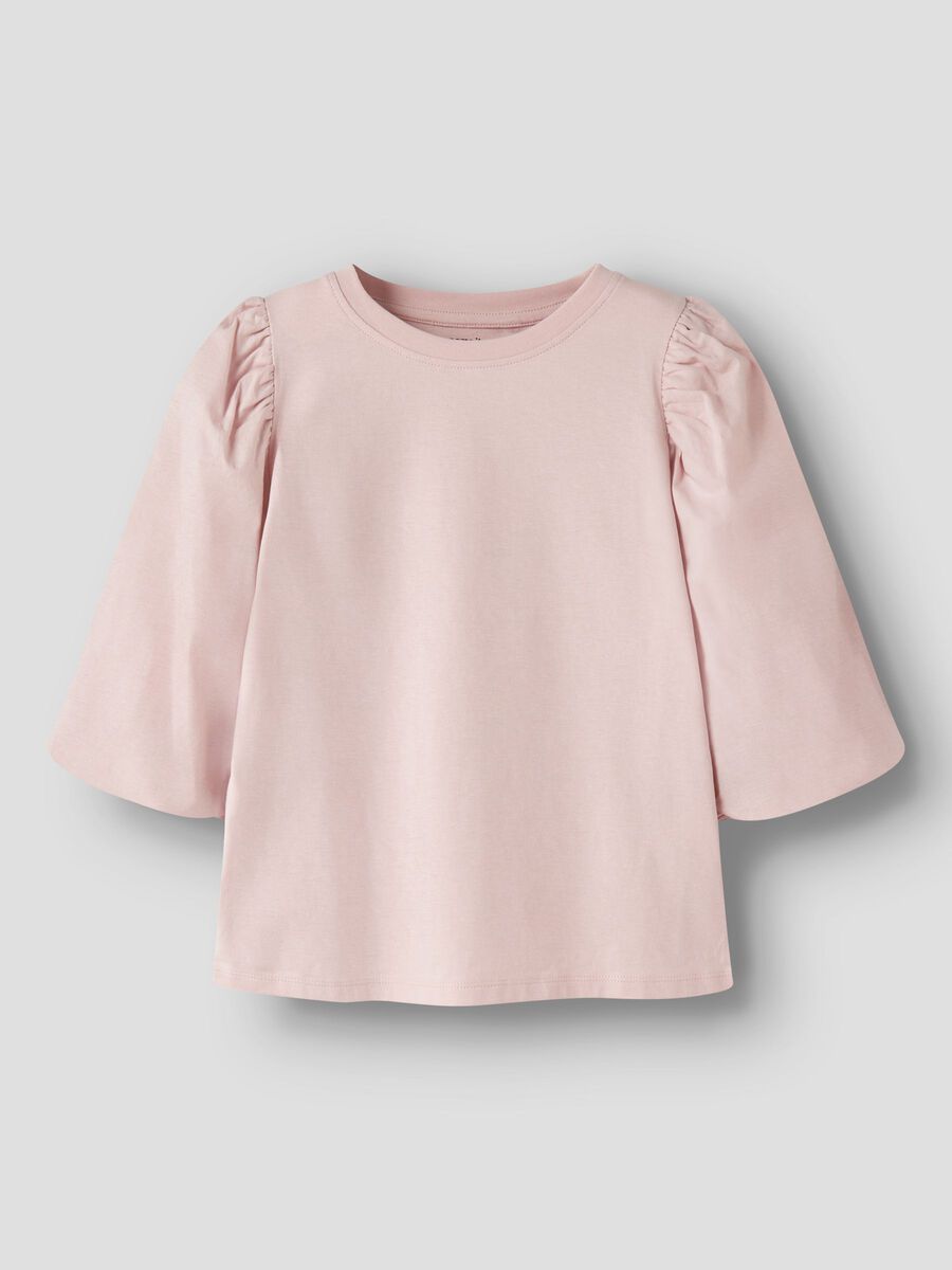 Topp 2/4 dels ärm Komha Enfärgad Rosa