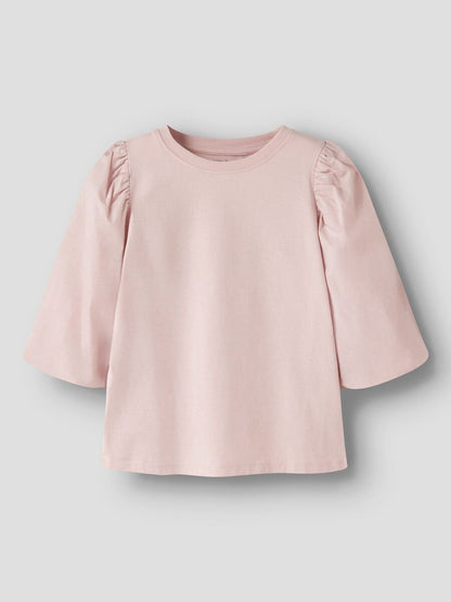 Topp 2/4 dels ärm Komha Enfärgad Rosa