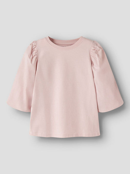 Topp 2/4 dels ärm Komha Enfärgad Rosa