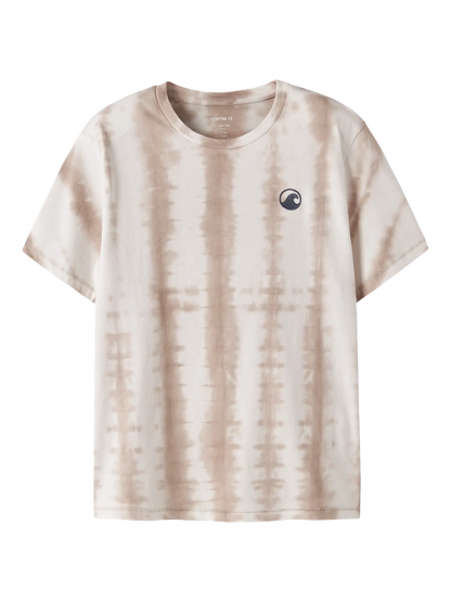 T-shirt Jord Kortärmad Mönstrad Beige