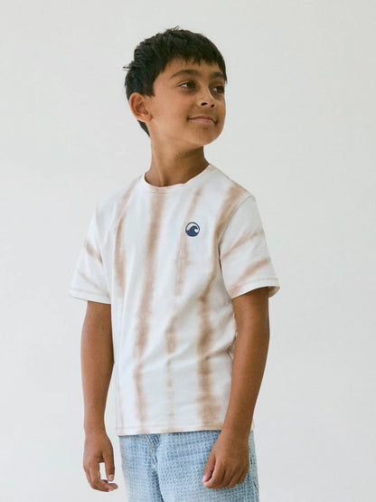 T-shirt Jord Kortärmad Mönstrad Beige