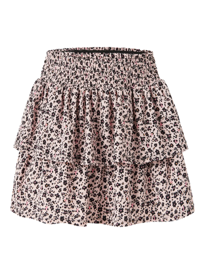 Kjol Fillo Smock Mönstrad Rosa/Svart