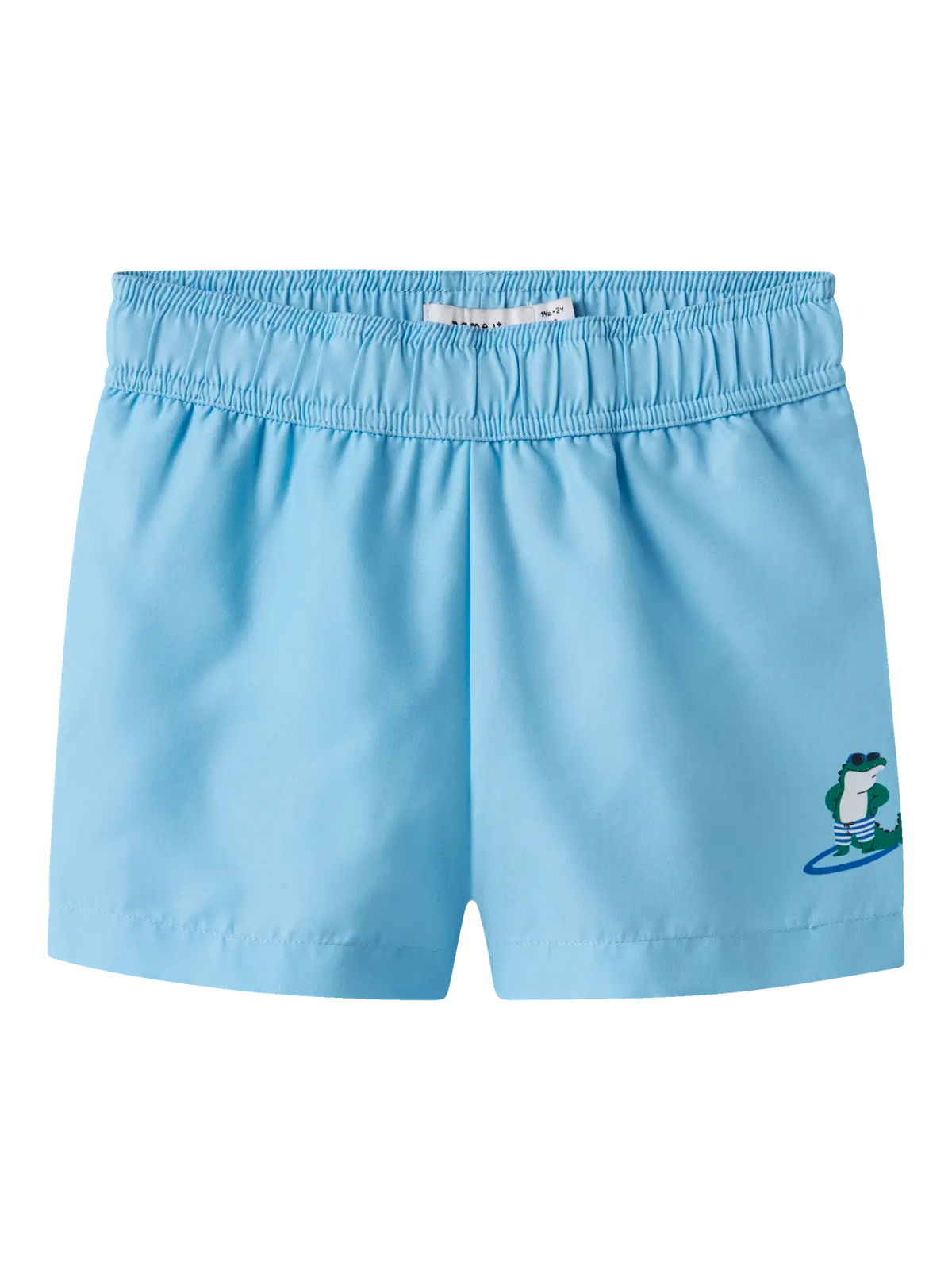 Badshorts Zaka M Enfärgade Krokodil Blå