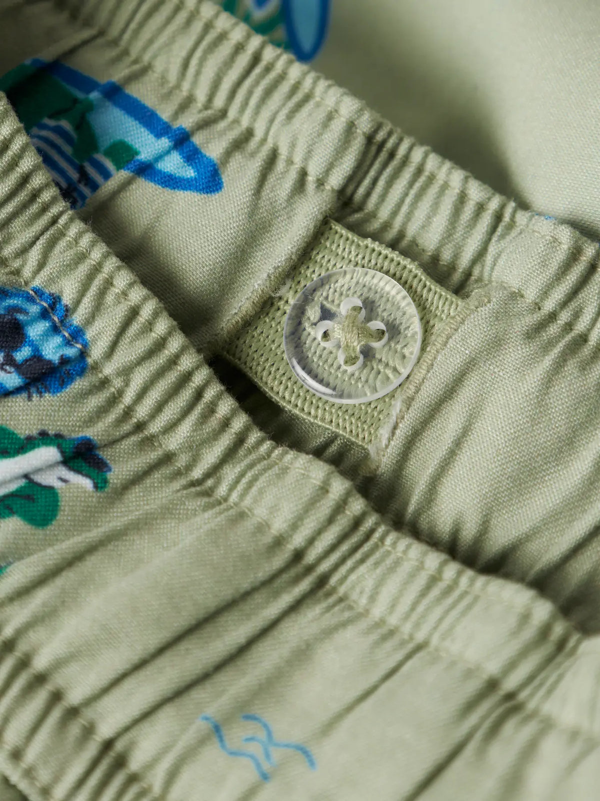 Badshorts Zaka M Mönstrade Grön
